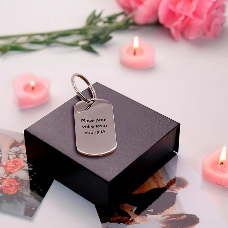 Boîte-cadeau pour porte-clés - Noir - Emballage cadeau pour la famille - Image 3