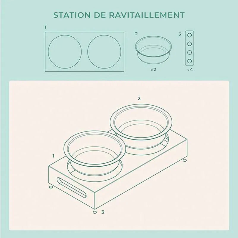 Gamelle pour chat personnalisée avec nom – Station de nourriture pour chat - Image 7