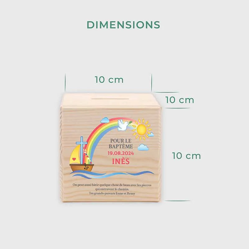 Tirelire enfant personnalisée avec prénom - Après le Déluge - Image 5