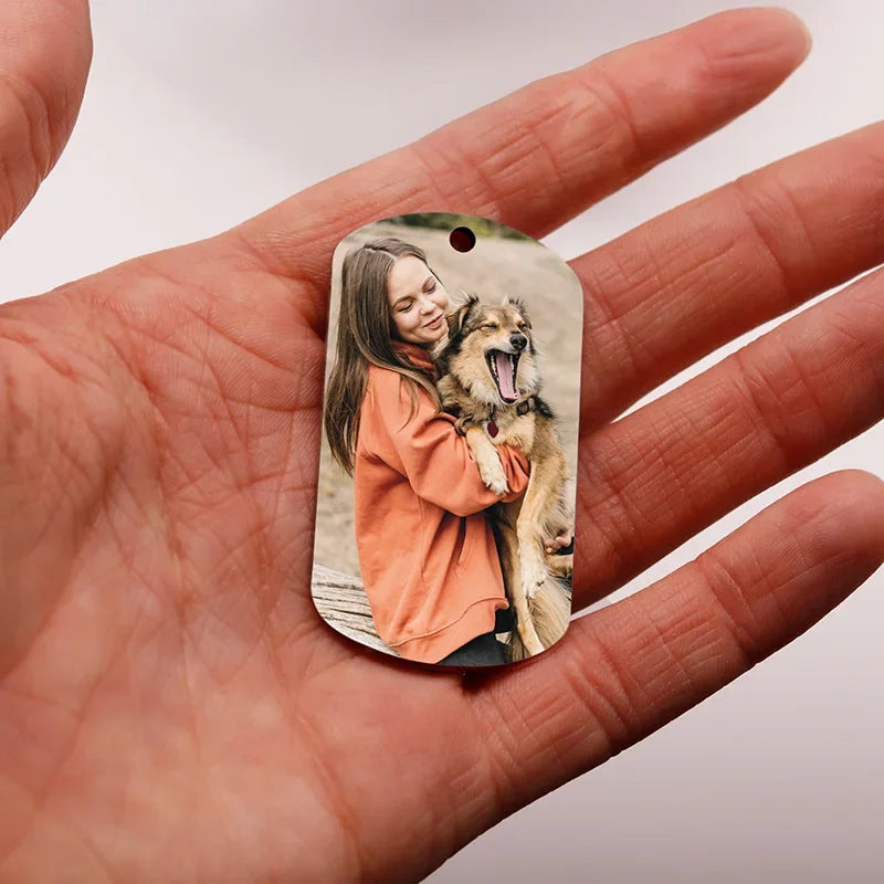 Porte-clés personnalisé avec photo comme cadeau pour les propriétaires d'animaux - Image 6