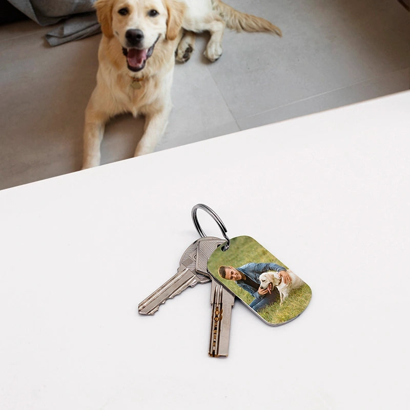 Porte-clés personnalisé avec photo comme cadeau pour les propriétaires d'animaux - Image 8